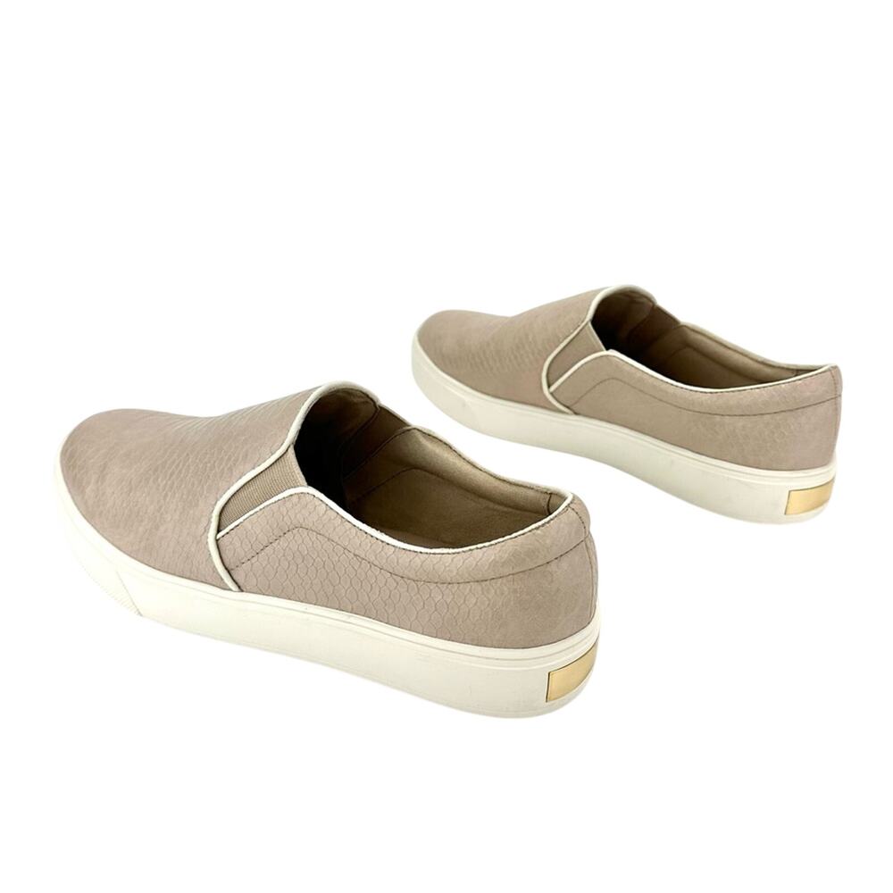 Aldo Jille Slip-On Sneaker Size 9 Mauve Pink Faux Leather Low Platform Embossed - Picture 11 of 14